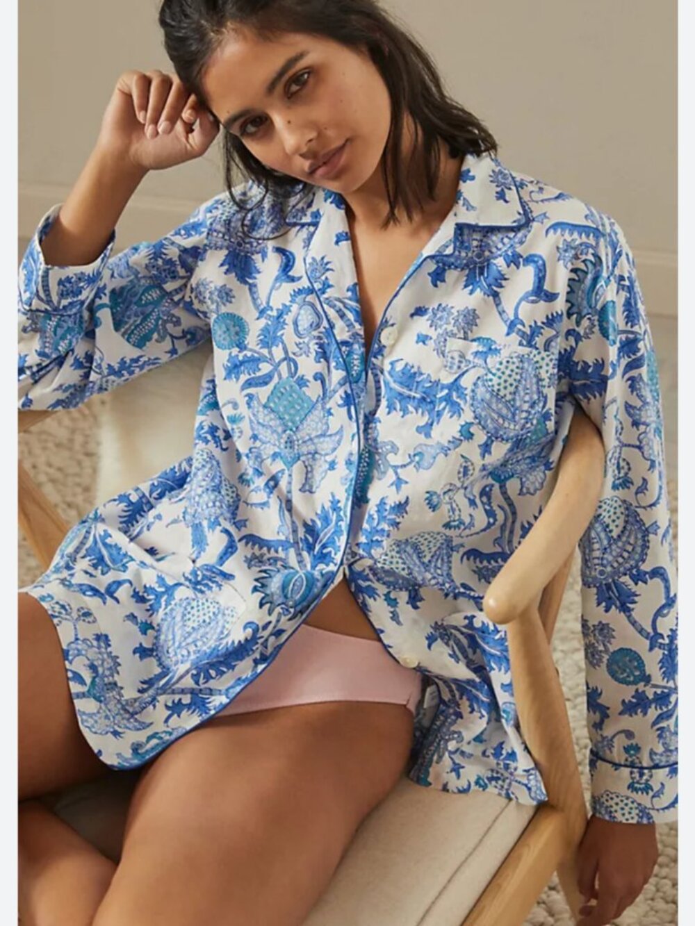 Roller Rabbit Amanda Pajama Top